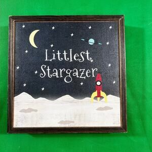 Oopsy Daisy Littlest Stargazer by Tammy Kushnir Rustic Canvas 6 x 6